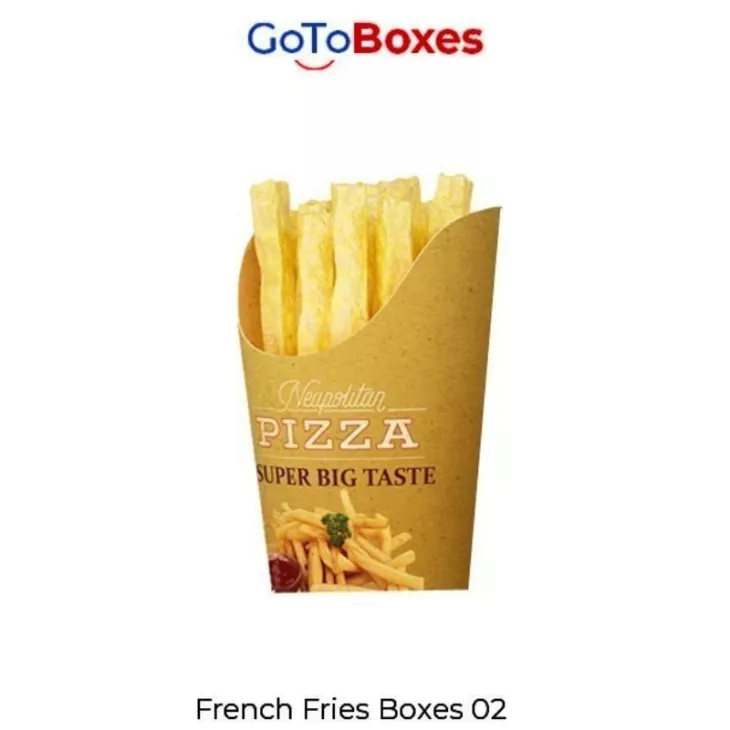 Custom French fries boxes 