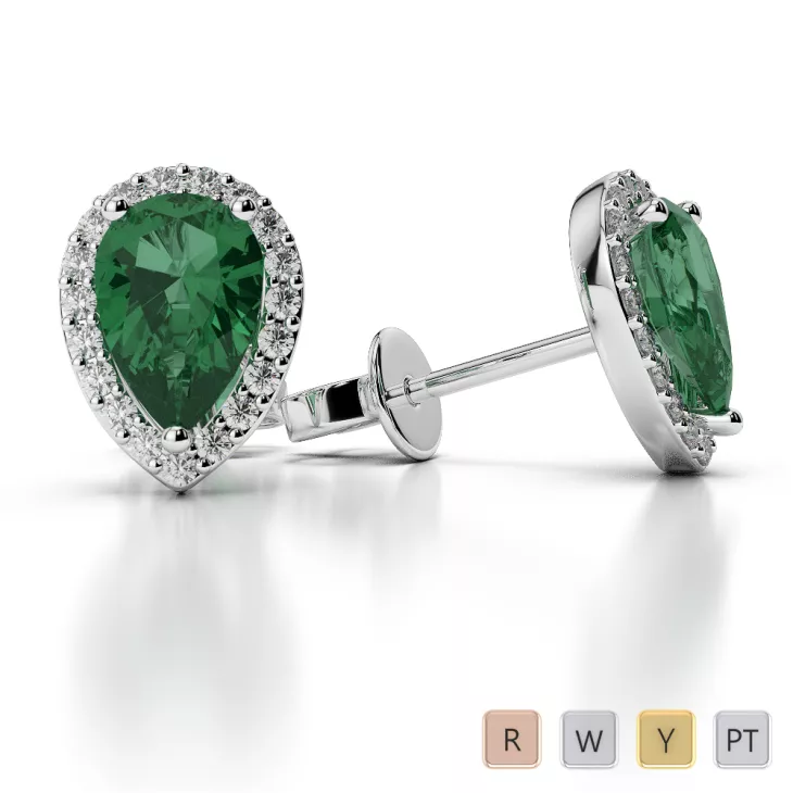 Emerald Earrings